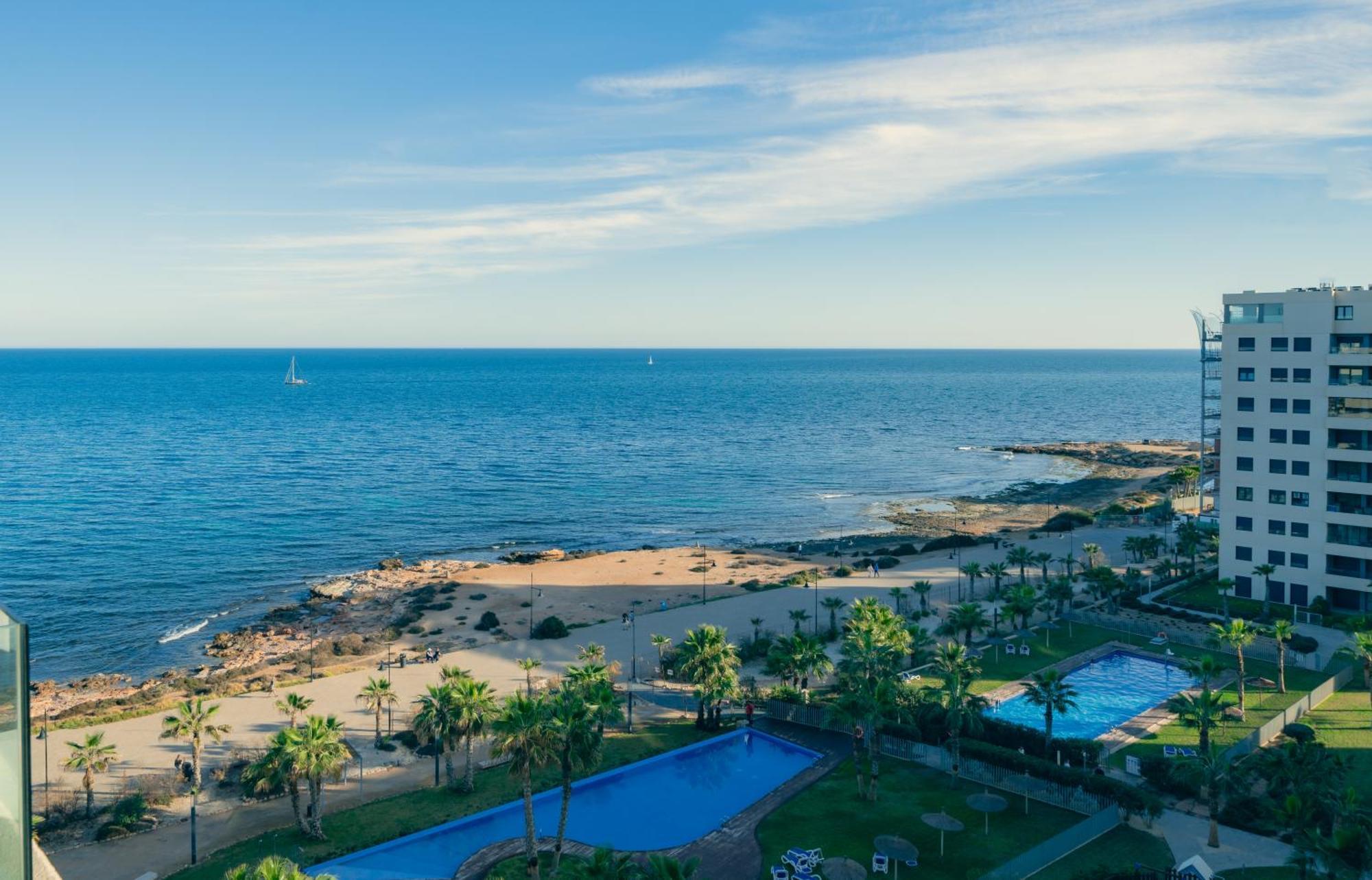 Apartamento Premium Con Jacuzzi Y Vistas Al Mar En Punta Prima, Torrevieja By Rentalole Eksteriør billede